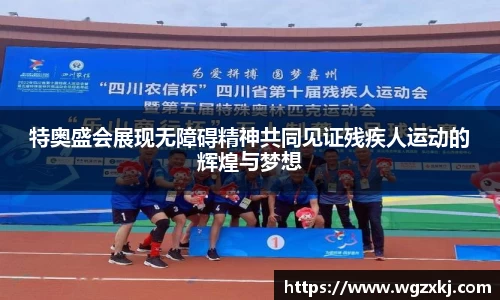 特奥盛会展现无障碍精神共同见证残疾人运动的辉煌与梦想